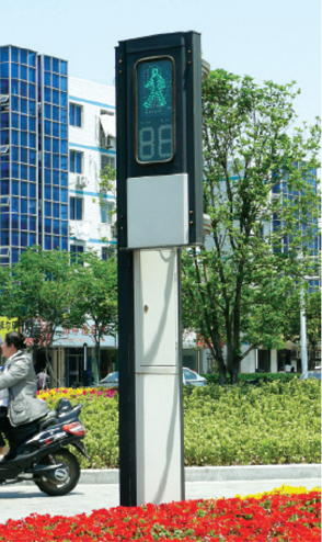 人行信号灯杆